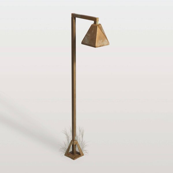 Moretti Luce Lampioncino da giardino Silva Edge, Bronzo / Ottone antico, Ottone, Campagna / Rustiche, Lampada LED da esterni
