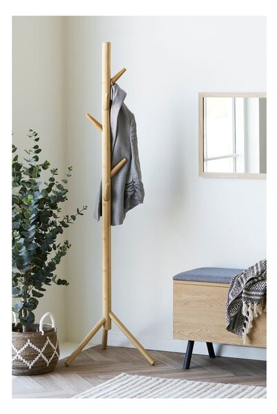 Appendiabiti di colore naturale in bambù ø 50x163 cm Wanaka – House Nordic