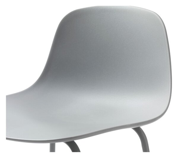 Sgabello da bar grigio in plastica (altezza della seduta 67,5 cm) Whitby – Unique Furniture