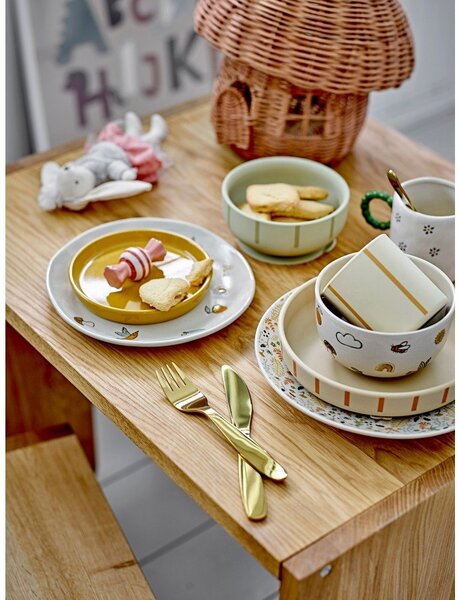 Set da pranzo per bambini in gres 3 pz Agnes – Bloomingville Mini