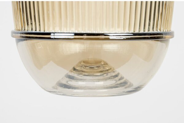 Lampada a sospensione color oro con paralume in vetro ø 12 cm Robin - White Label
