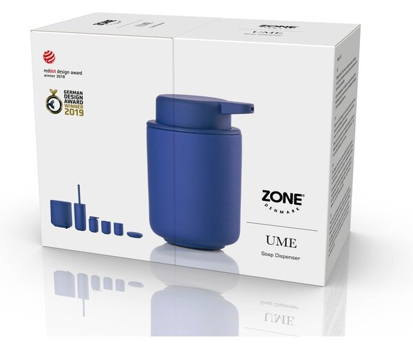 Dispenser di sapone in gres blu 250 ml Ume - Zone