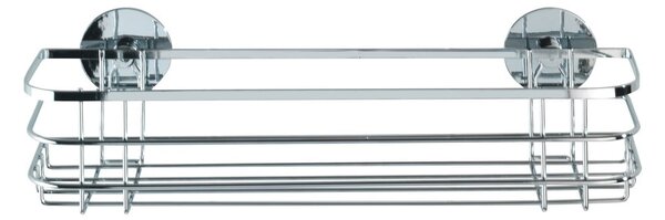 Mensola da bagno senza foratura argentata in acciaio inox con aggancio Turbo-loc Turbo-Loc – Wenko
