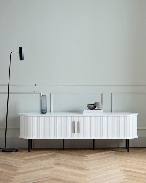 Mobile TV bianco 180x56x45 cm Nola – Unique Furniture