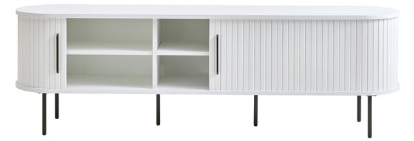 Mobile TV bianco 180x56x45 cm Nola – Unique Furniture