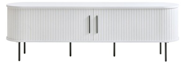 Mobile TV bianco 180x56x45 cm Nola – Unique Furniture
