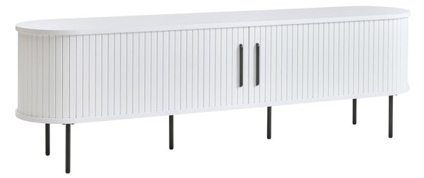 Mobile TV bianco 180x56x45 cm Nola – Unique Furniture