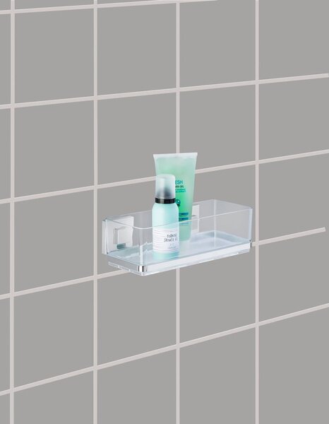 Scaffale Vacuum-Loc per cosmetici, capacità di carico fino a 33 kg Quadro - Wenko