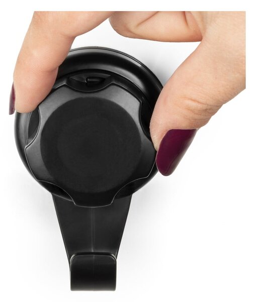 Set di ganci senza foratura neri in acciaio 2 pz Bestlock – Compactor