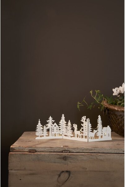 Decorazione luminosa bianca con motivo natalizio Fauna - Star Trading