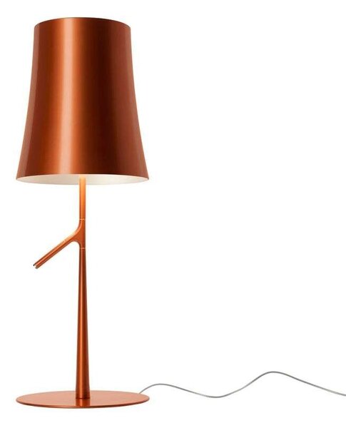 Foscarini - Birdie LED Grande Lampada da Tavolo con Dimmer Touch Rame