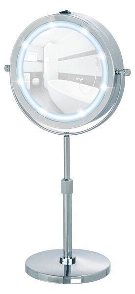 Specchio per make-up con illuminazione/con ingrandimento (5x) ø 13,5 cm Lumi – Wenko