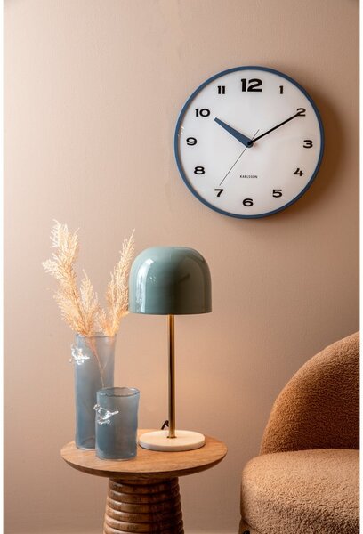 Vaso blu in vetro (altezza totale 27 cm) Bird On Branch – PT LIVING
