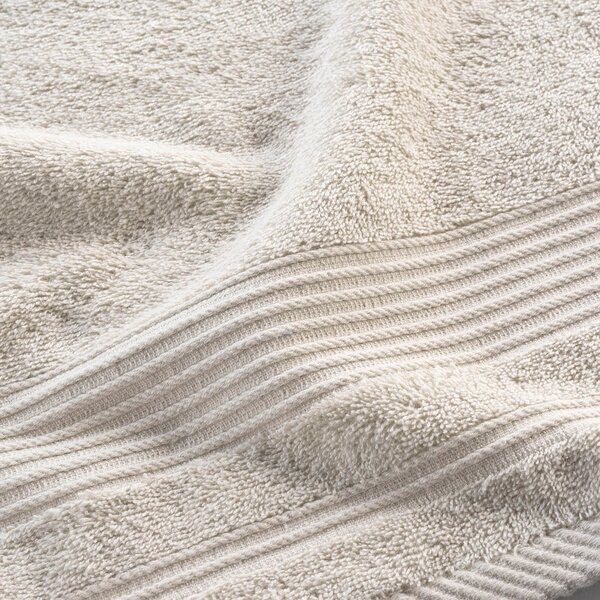 Asciugamano tipo terry beige in cotone 50x90 cm Tendresse – douceur d'intérieur