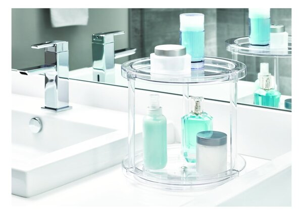 IDesign The Home Edit supporto rotante rotondo per contenitori a due livelli, ⌀ 24,1 cm - iDesign/The Home Edit