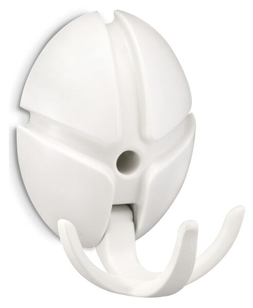 Gancio da parete bianco in plastica Tick – Spinder Design