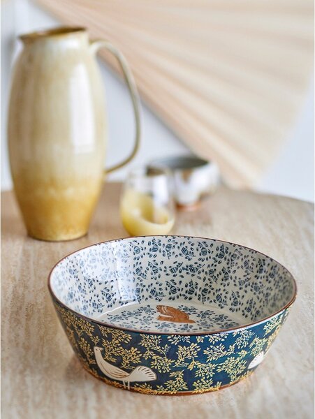 Ciotola blu in ceramica ø 28 cm Hezha – Bloomingville