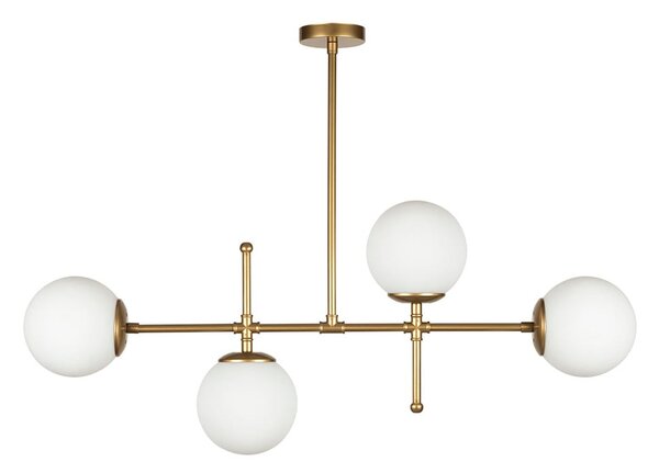 Lampada a sospensione di colore oro, altezza 57 cm Kruva - Squid Lighting