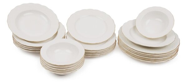 Set di stoviglie in porcellana Kutahya Simplicity da 24 pezzi - Kütahya Porselen