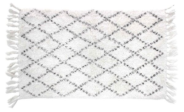Tappetino per il bagno bianco 50x80 cm Latika – douceur d'intérieur