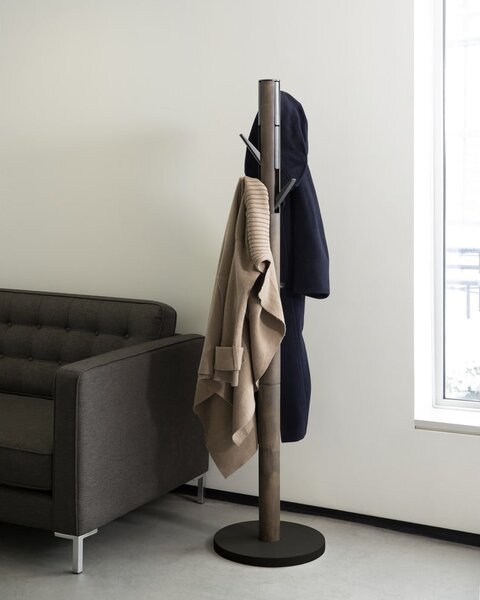 Appendino in legno nero in gomma naturale Flapper - Umbra