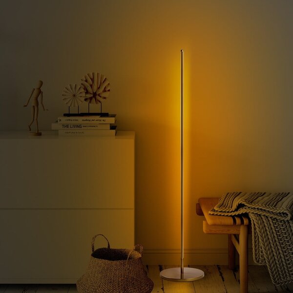 Lampada da terra LED dorata (altezza totale 153 cm) Sword – Opviq lights