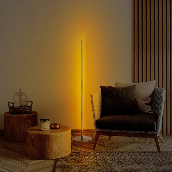 Lampada da terra LED dorata (altezza totale 153 cm) Sword – Opviq lights
