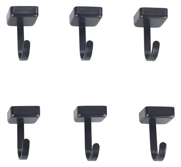Ganci metallici autoportanti in set da 6 Jet - Wenko