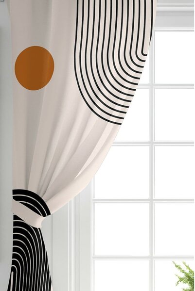 Tende beige in set di 2 140x260 cm - Mila Home