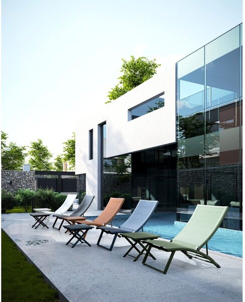 Tavolino da giardino in alluminio 43x44 cm Taylor – Bizzotto