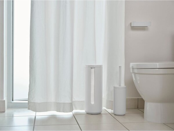Porta carta igienica bianco in metallo Ume – Zone