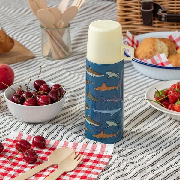 Borraccia termica blu 350 ml Sharks – Rex London
