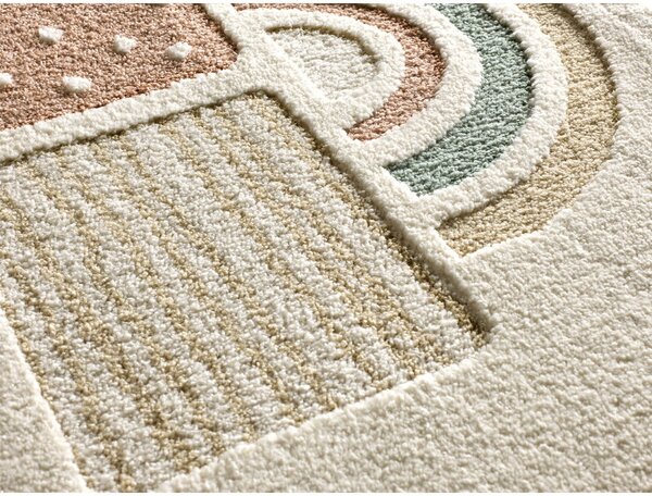 Tappeto da gioco per bambini beige 120x170 cm Clown – Universal