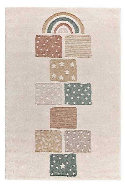 Tappeto da gioco per bambini beige 120x170 cm Clown – Universal