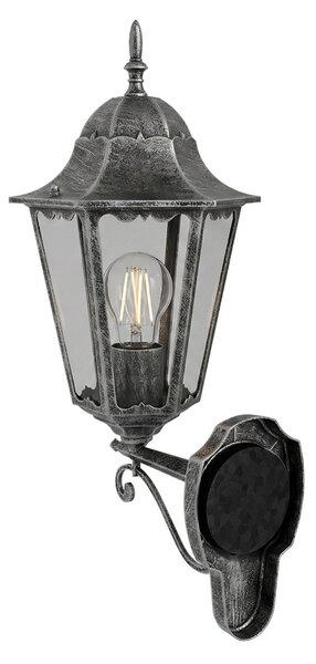 Applique da Esterno Vintage E27 IP54 Spazzolato - Serie Puccini A
