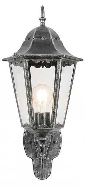 Applique da Esterno Vintage E27 IP54 Spazzolato - Serie Puccini A