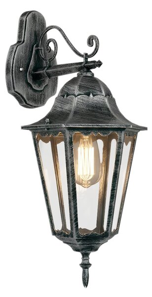 Applique da Esterno Vintage E27 IP54 Spazzolato - Serie Puccini B