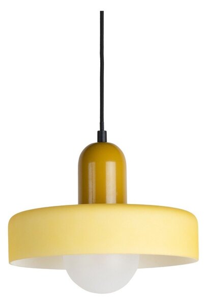 Lampadario giallo ø 25 cm Opaco Grato – Leitmotiv
