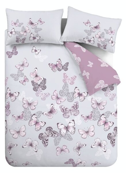 Lino con motivo di farfalle , 135 x 200 cm Scatter Butterfly - Catherine Lansfield