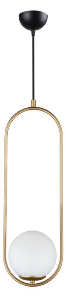 Lampada a sospensione color oro, altezza 146 cm Arch - Squid Lighting