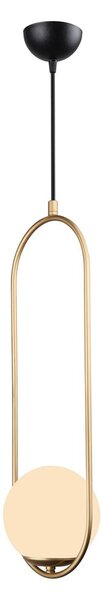 Lampada a sospensione color oro, altezza 146 cm Arch - Squid Lighting