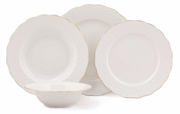 Set di stoviglie in porcellana Kutahya Simplicity da 24 pezzi - Kütahya Porselen