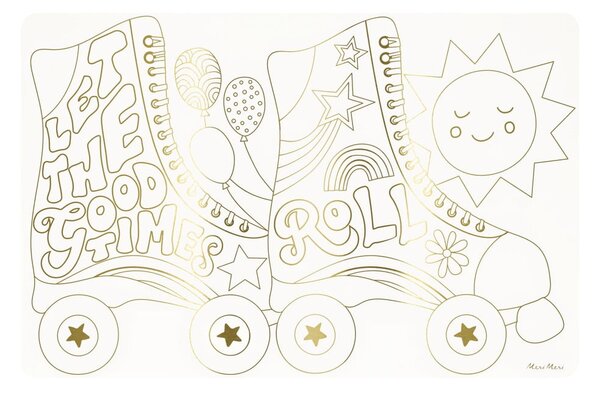 Tovagliette di carta in set da 8 pezzi 28x42,5 cm Happy Icons - Meri Meri