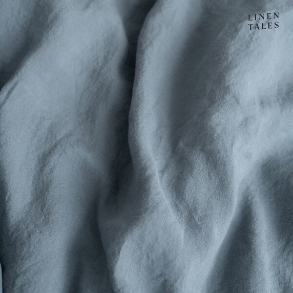 Biancheria azzurra per letto singolo 135x200 cm Blue Fog - Linen Tales