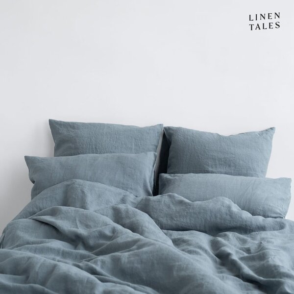 Biancheria azzurra per letto singolo 135x200 cm Blue Fog - Linen Tales