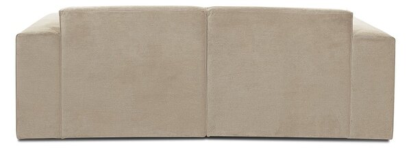 Divano in velluto a coste beige 202 cm Sting - Scandic