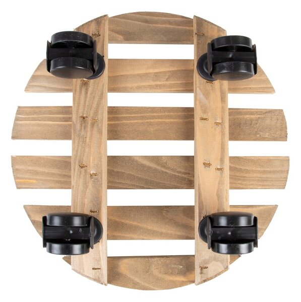 Supporto rotante per vaso in legno ø 29 cm (altezza totale 8 cm) Indoor & Outdoor – Esschert Design