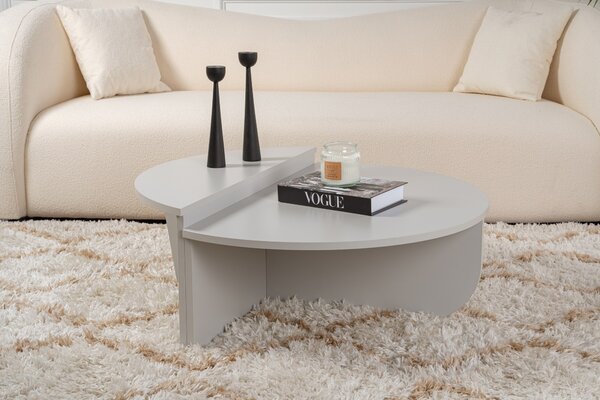 Skye Decor, Orion - Grey, tavolino, 100 % truciolato rivestito in melamina, grigio, 90 x 60 x 30 cm