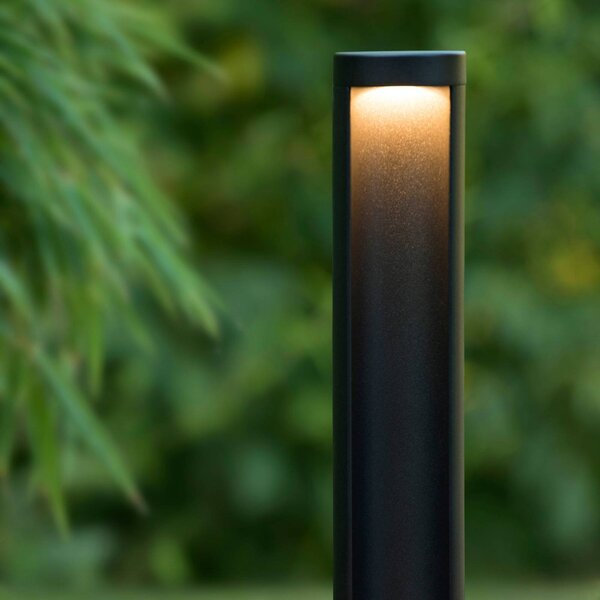 Lucide Lampioncino LED Combo cilindrico, 45 cm, Nero, Alluminio, Moderno, Lampada LED da esterni