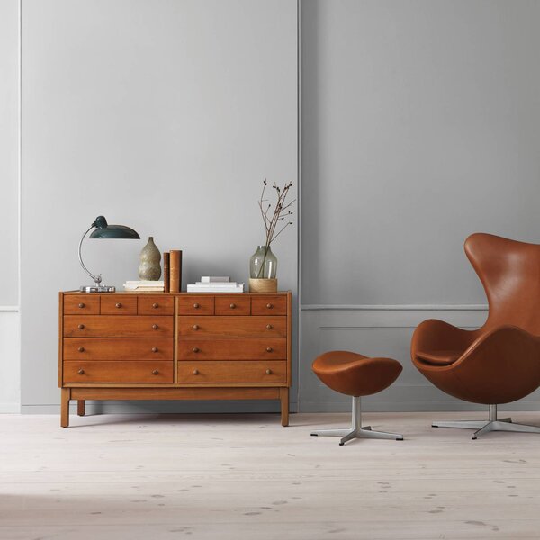 FRITZ HANSEN Lampada da scrivania Kaiser Idell 6631-T Luxus, Verde, Soggiorno / Sala da pranzo, Ottone, Design, Lampada da tavolo